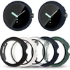 5 dėklų rinkinys, suderinamas su Google Pixel Watch 3/2/1 (41 mm) - ekrano apsauga, dėklas, apsauginis stiklas + kietas pc dėklo dangtelis