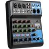 5 Kanalų Dj Mikseris su Fx Efektais: Reverb, Delay
