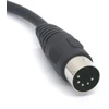 5 kontaktų din į ps/2 kabelio adapteris, 5 kontaktų midi male į 6 kontaktų mini din female adapteris, skirtas mouser at klaviatūrai (5 male į 6 female)
