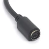 5 kontaktų din į ps/2 kabelio adapteris, 5 kontaktų midi male į 6 kontaktų mini din female adapteris, skirtas mouser at klaviatūrai (5 male į 6 female)