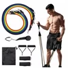 5 pasipriešinimo gumų rinkinys treniruotėms, fitnesui, aukšta kokybė