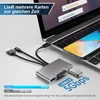 5 viename Sd kortelių skaitytuvas, didelės spartos Usb 3.0 adapteris telefonams/planšetiniams kompiuteriams su Usb C ir Usb A įrenginiais su micro Sd ir Sd kortelių lizdais, palaiko Sd/micro Sd/sdhc/sdxc/mmc