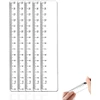 5 vienetų liniuotės rinkinys, 15 cm, plastikinė, skaidri, nelinkstanti, trumpa, skaidri, 15 cm, pradinei mokyklai, 1 klasei, vaikams, mažos liniuotės, lanksčios, skirtos kairiarankiams, mokyklinės prekės, matavimo prietaisai
