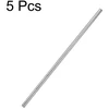 5 vnt. 304 nerūdijančio plieno strypai, 4x200 mm, universalūs