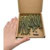 50 vnt. 4.5x70mm medienos sraigtai su Torx galvute, žalia danga