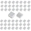 50 vnt. aliuminio radiatorius 8,8*8,8*5 mm, tinkamas cpu elektronikos lustų šilumos laidumo blokui, led radiatoriui ir kt.