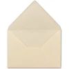 50 vnt. din c5 formato kreminių vokų su rievėta struktūra, 22,9 x 16,2 cm, 100 g/m², drėgnai klijuojami pašto vokai be langelio, idealiai tinkantys kalėdiniams atvirukams ir kvietimams iš Glüxx-agent
