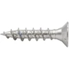500 varžtų 3 x 18 mm su pilnu sriegiu Irox plienas, nikeliuota galvutė, kryžminis Pozidriv Pzd įleidžiamas varžtas skirtas medžiui ir drožlių plokštei 3 x 18 drožlių plokštė