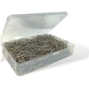 500g Itin smulkios adatos 0,5 mm x 35 mm su plastikiniu dėklu tekstilei, šilkui