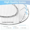 54,6 cm apvalios grotelės nuo rūdžių, skirtos Weber 57 cm anglinėms kepsninėms, Gourmet System 57 cm Virdulys Grilis, One-touch, Performer, Bar-b-virdulys ir Master-touch, Bbq sistemos atsarginės dalys
