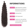55.88 cm 3 pakuotės deep twist nėrimo plaukai ocean wave garbanoti bohemiški nėrimo plaukų pynimai deep wave plaukų sruogos sintetiniai plaukų priauginimai moterims mergaitėms