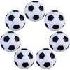 6 Futbolo Stalų Kamuoliukai 32mm Juodi/balti