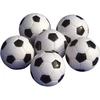 6 Futbolo Stalų Kamuoliukai 32mm Juodi/balti