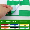 6 kapitono raiščių rinkinys, reguliuojama futbolo apyrankė suaugusiems vaikams, unisex velcro rankų raišteliai įvairioms sporto šakoms: futbolui, ledo rituliui, regbiui, tinkliniui