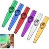 6 kazoo instrumentų rinkinys, kazoo, metaliniai kazoo, tinkami vaikams, suaugusiems ir muzikos pradedantiesiems, vaikų vakarėlių dovanos