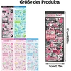 6 lapų drugelių scrapbooking lipdukai širdelės muzikos albumo žurnalo lipdukai širdelės scrapbooking lipdukai lipdukų lapai "pasidaryk pats" nuotraukų albumui dienoraščiui