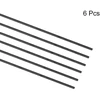 6 vnt. anglies pluošto strypai 2 mm x 300 mm modeliams ir dronams