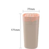 600 ml mini drėkintuvas miegamajam/vaikų kambariui/augalams, mini drėkintuvas su naktine lempute, 15 valandų veikimo laikas, 28 Db tylus oro drėkintuvas, type-c baterija, elektrinis kambario drėkintuvas