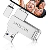 64 gb usb atmintinė iphone muxxue atmintinė iphone usb atmintinė, skirta iphone ipad mac android pc su ios usb type c nuotraukų ir vaizdo įrašų kopijavimas be programėlės atsisiuntimo
