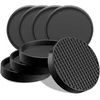 Fotelis 64 mm silikoninės baldų pagalvėlės, juodos baldų pagalvėlės, 8 guminių baldų padėkliukų pakuotė, neslystantys baldų griebtuvai, lovos sofos baldų kojelės, ratų baldų stabdiklis, neslystantis stabdiklis