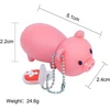 64gb Usb atmintinė didelės spartos silikoninis vienaragis animacinis 2.0 atmintukas rašiklis diskas nešiojamam kompiuteriui Pc Windows (64gb, Pig)