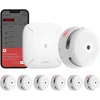 6x dūmų detektorių rinkinys X-sense Xs01-m + Wifi stotis X-sense F61 gaisro aptikimas