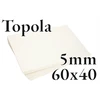 6x Topolių fanera - Topolis - 5mm – 60x40 cm - Onlywood