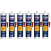 6x Tytan Akrilinis silikonas 280 ml Baltas