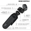 720°dgree Uberbottle gertuvė, Softtouch sportinė gertuvė su sieteliu, be Bpa, universitetui, darbui, fitnesui, dviračiui, laukui, darbui, pagaminta iš Tritan, lengva, atspari smūgiams, daugkartinio naudojimo – 1 litras