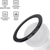 77 mm - 62 mm žiedų mažinimo filtro adapterio žiedas, 77 mm į 62 mm filtro adapterio žiedas nuo fotoaparato objektyvo su 77 mm filtro sriegiu iki 62 mm filtro žiedo