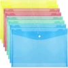 8 skaidrių dokumentų aplankų rinkinys, dokumentų kišenės, a4 formatas, a4 formato segtuvai dokumentams segti, dokumentų aplankai, piniginės tipo krepšys su spaude dokumentams tvarkyti