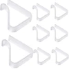 8 stalo spaustukų rinkinys, staltiesės spaustukai, stalo spaustukai sodo stalams, staltiesės laikikliai, staltiesės spaustukai, Ps plastiko medžiaga, 2–3,5 cm storio stalams, 5,1 x 4,1 cm