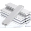 8 stiprių magnetų rinkinys, 40 x 10 x 3 mm, stačiakampiai neodimio magnetai, ypač stiprūs magnetai, lipnūs, stiprūs maži apvalūs magnetai magnetinei lentai, šaldytuvui, baltajai lentai, skelbimų lentai