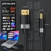 8k Hdmi kabelis 2.1 - 8k@60hz 4k @ 120hz Dsc - Hdtv 7680 x 4320 - Uhd Ii - Hdmi 2.1 2.0a 2.0b - 3d - Didelės spartos hdmi kabelis ethernet - sidabrinis