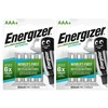 8x Įkraunamos baterijos Energizer Extreme Aaa R03 800mah
