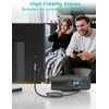 90 laipsnių optinis kabelis optinis audio kabelis toslink optinis kabelis šviesolaidinis kabelis namų kinui, televizoriui, soundbar'ui, žaidimų konsolei, blu-ray grotuvui, garsiakalbiui, projektoriui, stiprintuvui (1,5 ft/0,5 m)