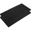 A Absopro 2 vnt. automobilio garažo sienų apsaugos durų buferio apsauga 400 x 200 x 20 mm juoda