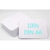 A6 kortelės Diy, baltos, 350 g/m², 100 vnt.