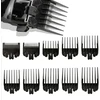 Aaed 10 dalių plaukų kirpimo mašinėlės kreipiamųjų šukų rinkinys, trimerio priedai, šukos plaukų kirpimo mašinėlei, magic clip trimeris, skustuvas, veido plaukų trimeris, barzdos trimeris, priedų šukų rinkinys