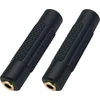 Aaotokk 3.5 mm ausinių adapteris, 4 kontaktų 3.5 mm 1/4 colio moteriška-moteriškai Aux Trrs stereo garso jungtis ausinėms, ausinių adapteris, suderinamas su išmaniaisiais telefonais, nešiojamaisiais kompiuteriais, planšetiniais kompiuteriais (2 vnt. - 3.5