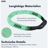 Aaron Lock One dviračio spyna su 5 skaitmenų kombinacijos kodu, plieninė grandininė spyna ir aukšto saugumo lygio spyna, skirta elektriniams, kalnų, trekingo, turistiniams, plento dviračiams, mėtinės spalvos