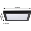 Abia Led panelis kvadratinis 300 x 300 mm 22 W 2700 K matinė juoda