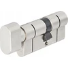 Abus kd10np 30/45g nikeliuota cilindrinė šerdis su rankenėle