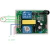 Ac 220vac rf 2 kanalų belaidis nuotolinio valdymo pultas 1 x imtuvas + 3 x siųstuvas žarnos variklis garažo durų projekcinis ekranas gervė 3 mygtukų variklio valdymas pirmyn ir atgal