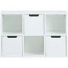 Ac Design Furniture Regal Mariela, P: 58 x G: 18 x A: 39 cm, Mdf, balta
