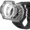 Acadeny [2 dėklų rinkinys, suderinamas su Amazfit T-rex3, juodas permatomas dėklas, [atsparus dėmėms] [atsparus įbrėžimams] itin plonas Tpu apsauginis dėklas