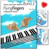 Acanthus Music Flying Fingers Band 3 - Piano School Intermediate, Daniel Hellbach, su 2 Cd ir spalvingu širdelės formos natų segtuku