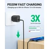 Acefast sieninis įkroviklis A1 Pd20w, 1x Usb-c (baltas)