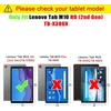 Acelive apsauginis dėklas su stovu, skirtas Lenovo Tab M10 Hd 2nd Gen planšetiniam kompiuteriui Tb-x306f Tb-x306x