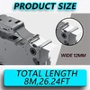 Acmerota Tze-231 suderinama su Brother Tze-231 Tze-mq531 Tze-mqg31 12mm x 8m etikečių juosta, skirta Brother P-touch 200 300 300b 1000 1010 D400 1000 1280 E100 H100 H10400l H105 H110, 3 vnt.